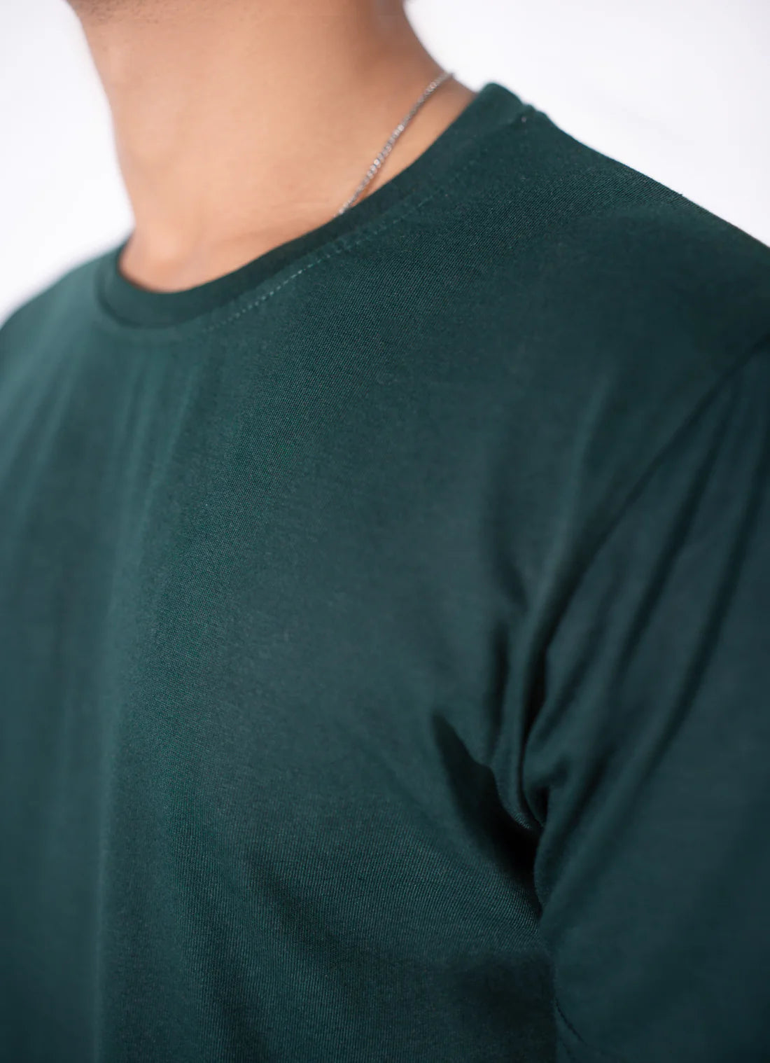 Bottle Green Basic T-Shirt