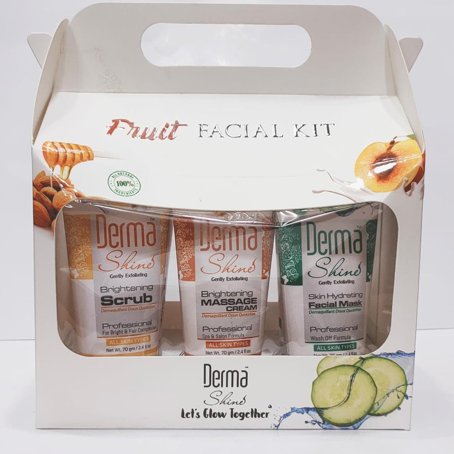Derma Shine Fruit Facial Kit consists of 6 with Fruit Formula