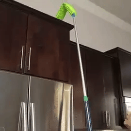 Extendable Micro Fiber Flexible Fan & Ceiling Duster with Long Handle