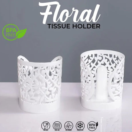 Floral Tissue Paper Holder