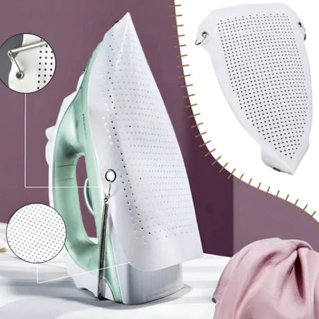 Non-Stick Iron Soleplate Cover | Iron Protector Shoe for Clothes – Heat Resistant & Fabric Safe