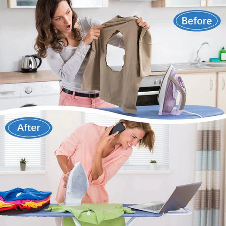 Non-Stick Iron Soleplate Cover | Iron Protector Shoe for Clothes – Heat Resistant & Fabric Safe