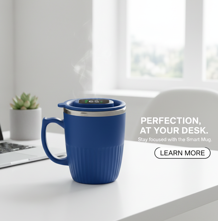 Hot n Cold LED Temperature Mug with Imported Stainless Steel