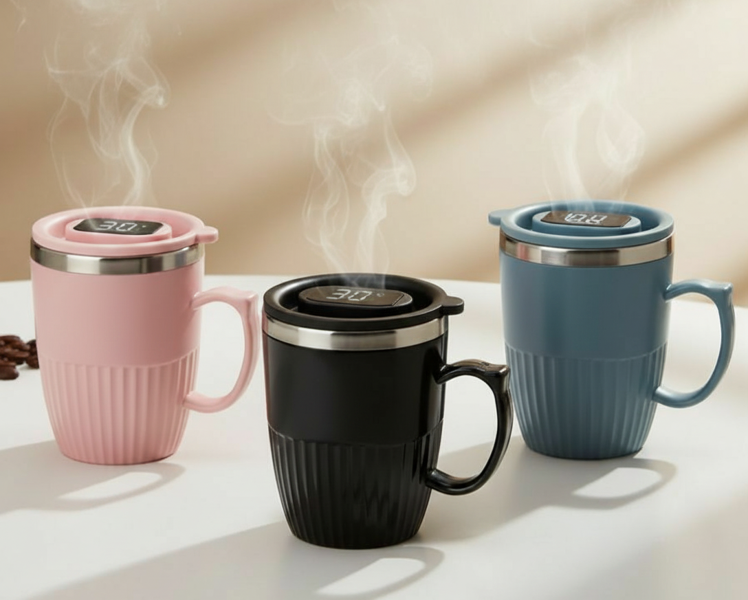 Hot n Cold LED Temperature Mug with Imported Stainless Steel