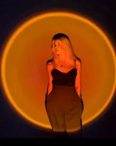 Sunset LED Projector Lamp Multiple Colors with 16 Colors Remote