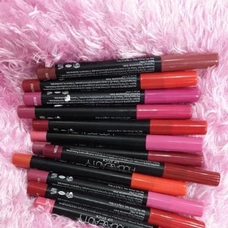 Huda Beauty Eyes & Lipstick Pencil 12-Pcs Set