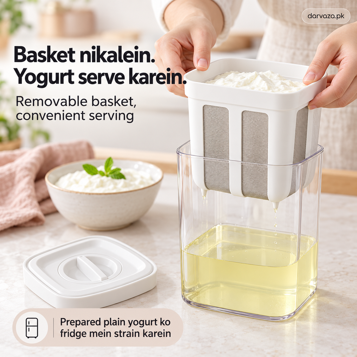 Greek Yogurt Maker & Fine Mesh Strainer