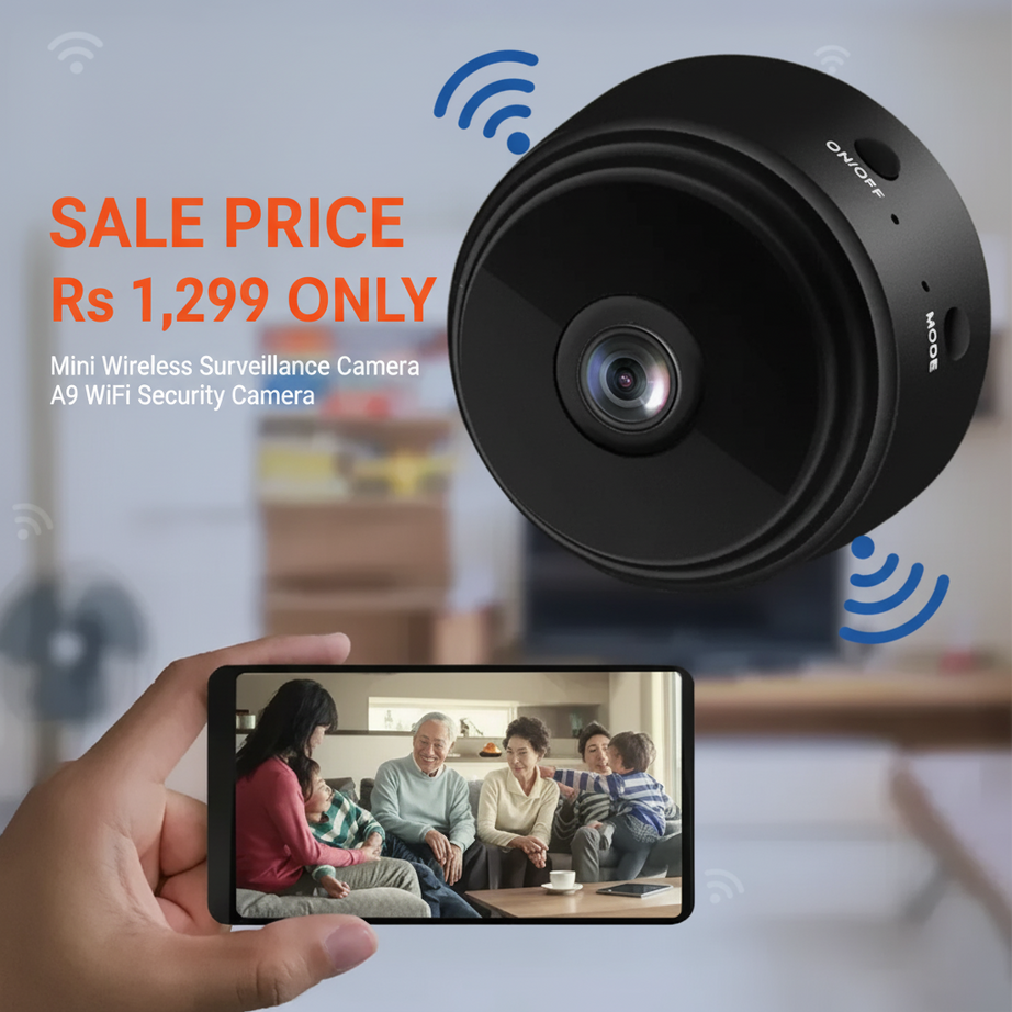 A9 Camera Uid A9 Security Camera 1080P HD with Wireless monitoring – darvaza.pk