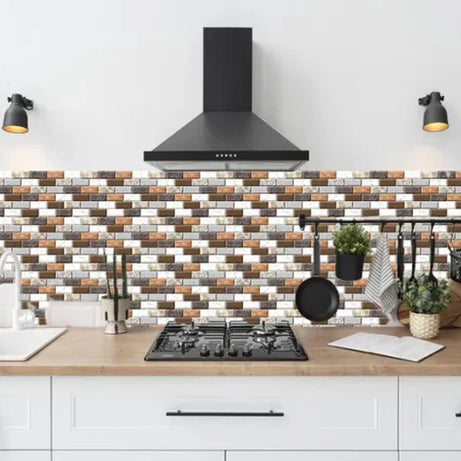 Pack Of 24 Waterproof Smart Self Adhesive Tile Stickers