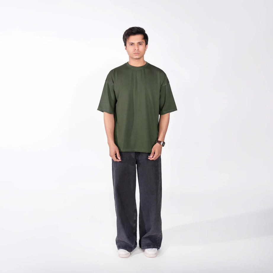Oversize Olive T-Shirt