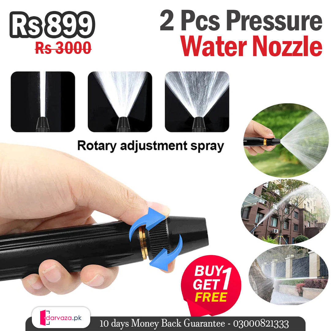 Buy 1 Get 1 FREE High Quality Professional Pressure Water Nozzle