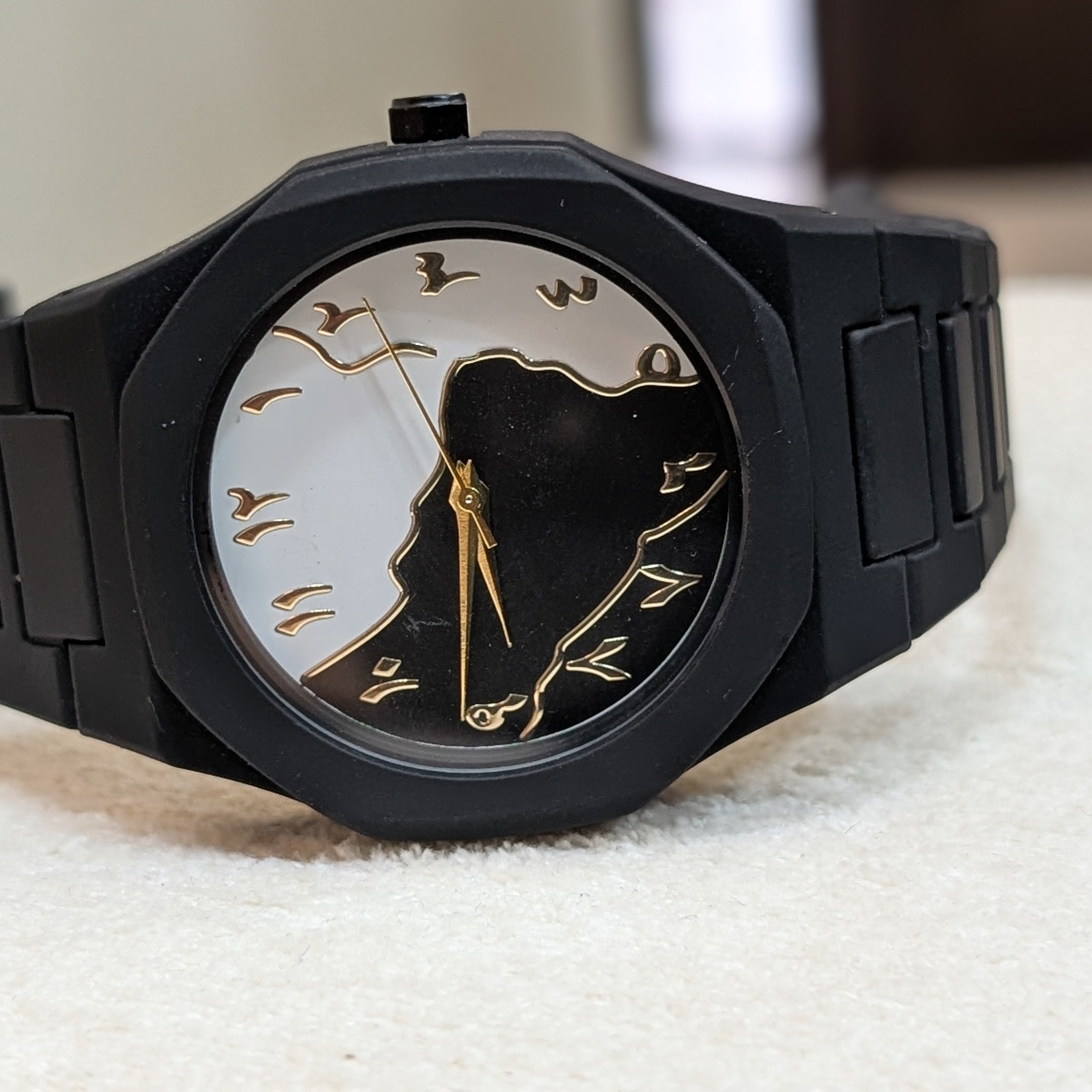 Black Classic Arabic Aura – Marble Storm Edition