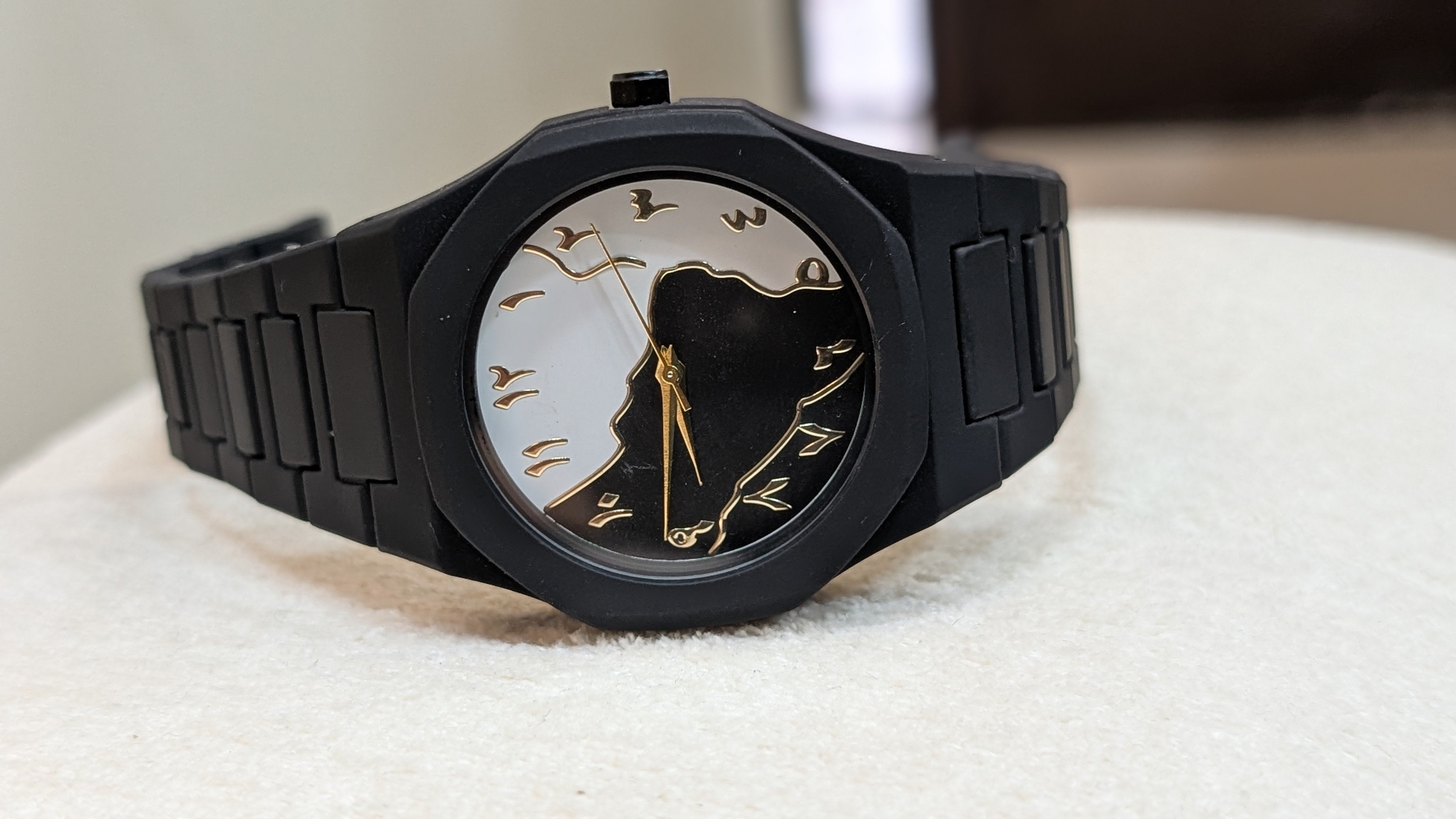 Black Classic Arabic Aura – Marble Storm Edition