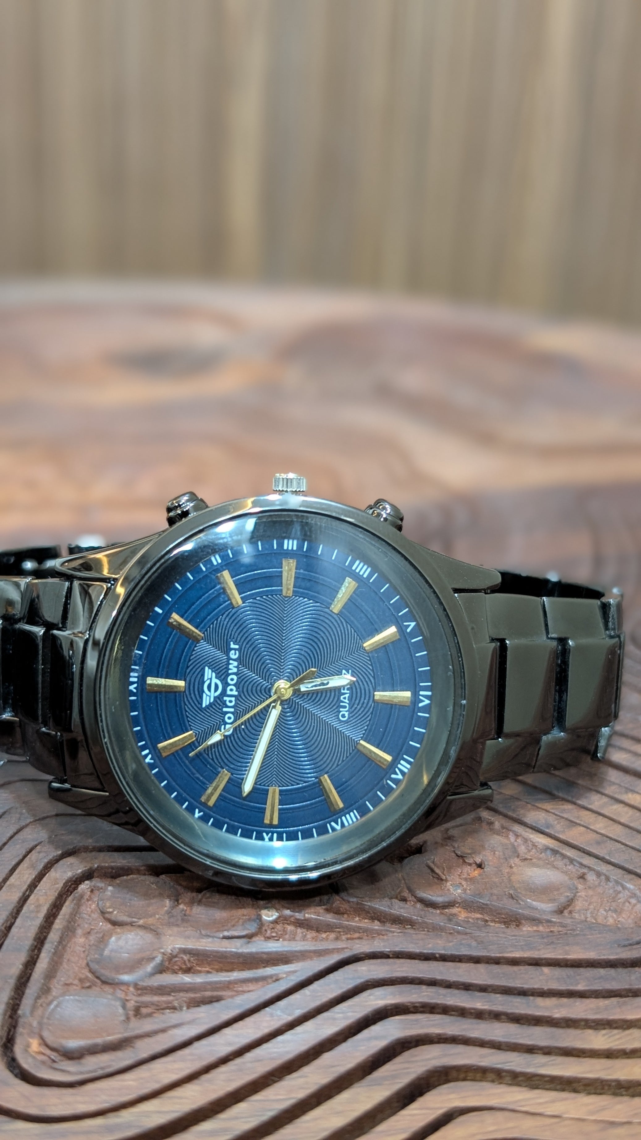 GoldenPower Eternal Blue – Couple Watches Set