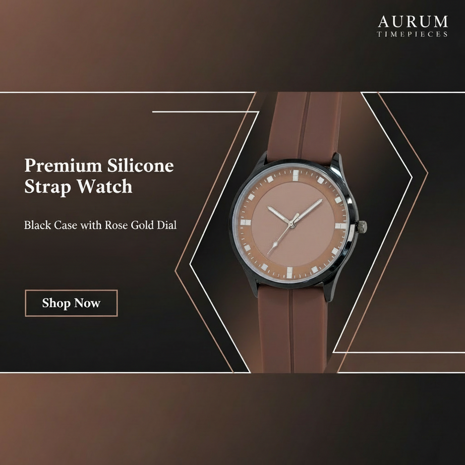 Vitz Regalia Brown Colour Men Watch