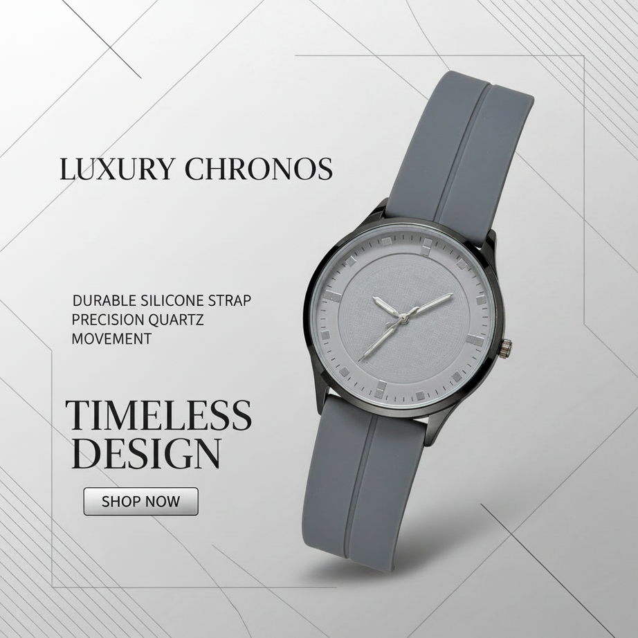 Vitz Regalia Gray Colour Men Watch