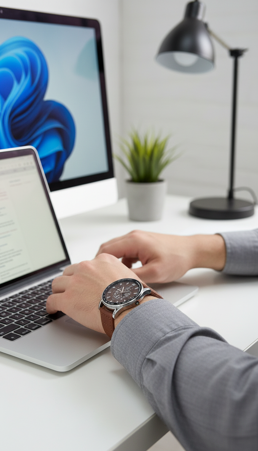 Vitz Vogue Brown Men Watch