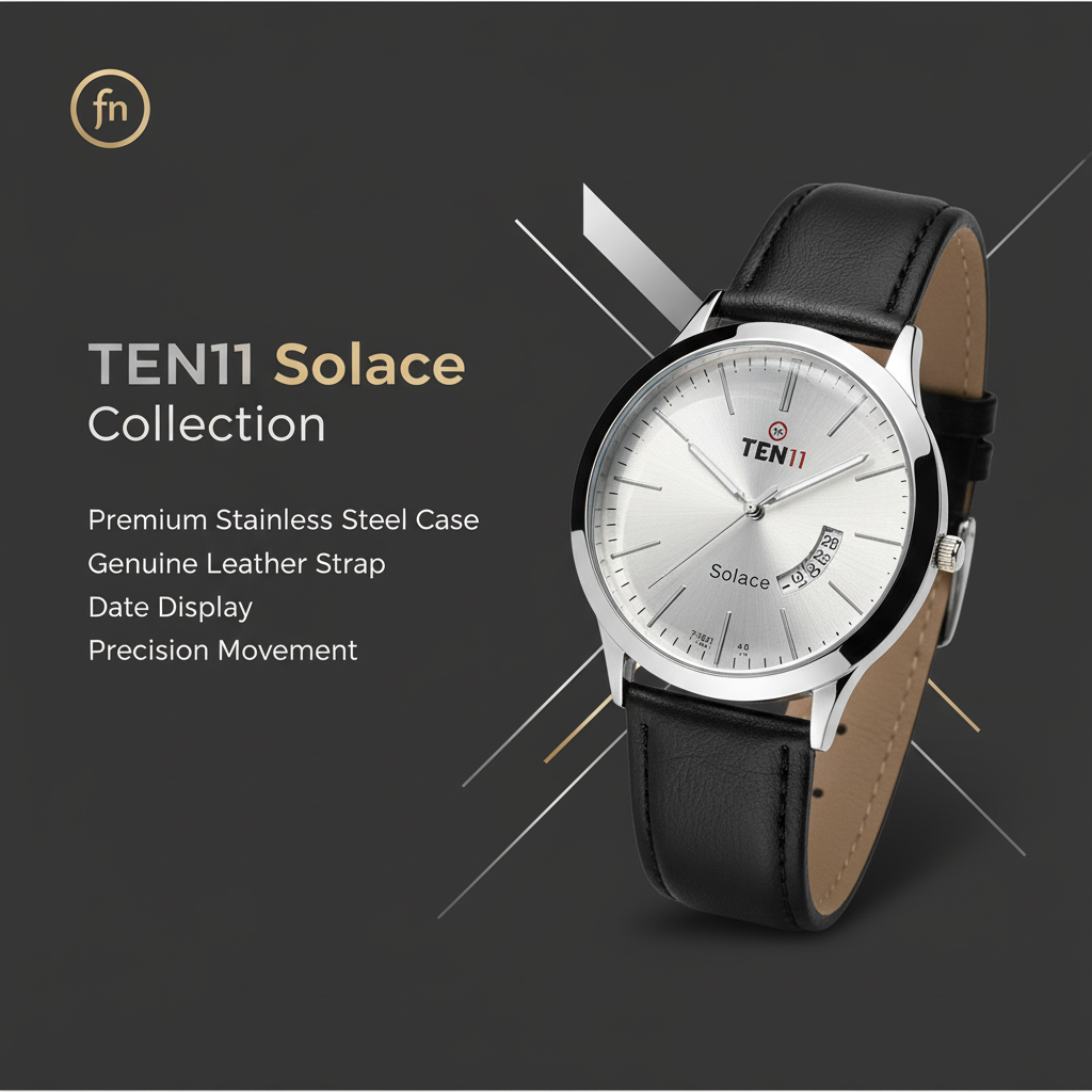 TEN Signature Black Men Watch