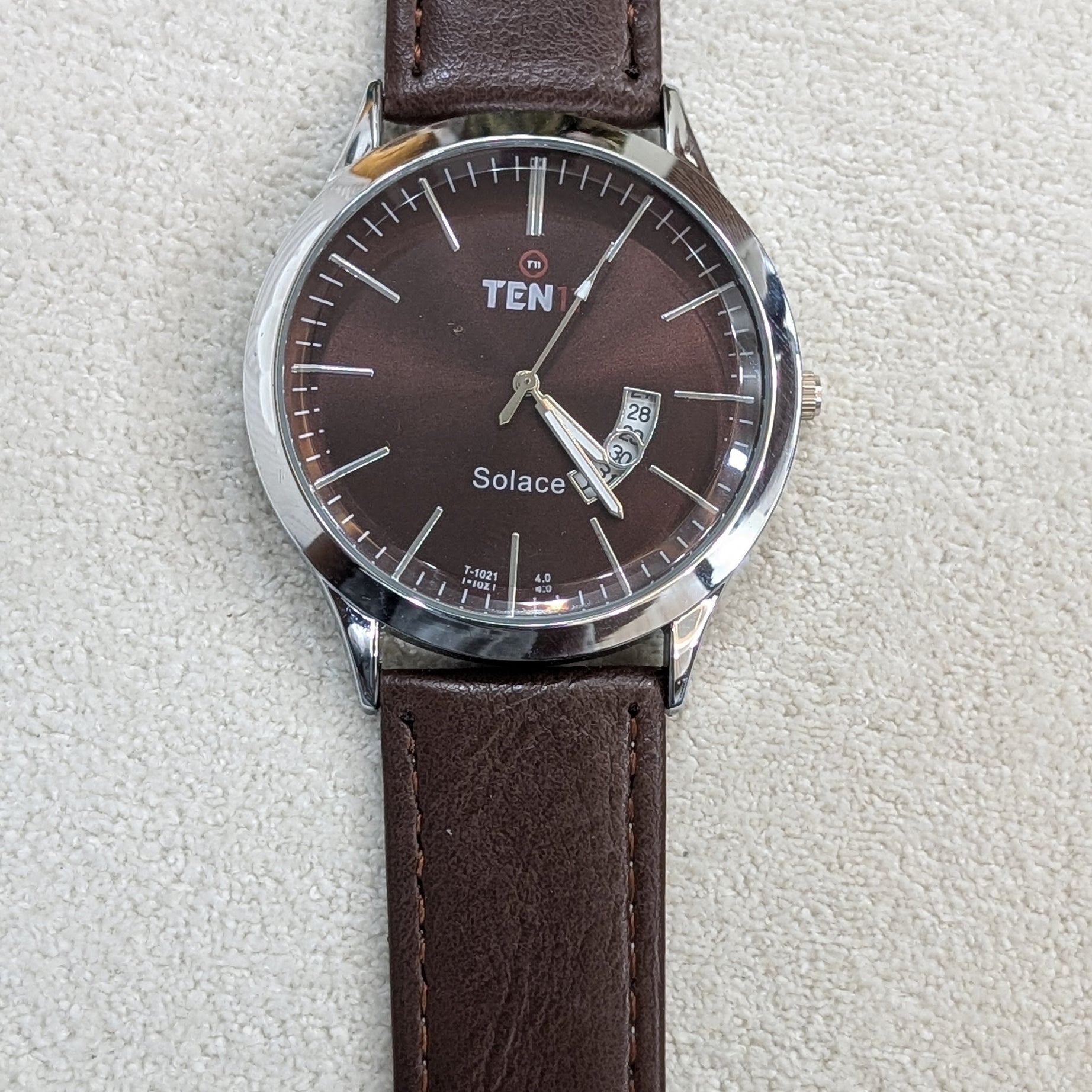 TEN Signature Deep Brown Men Watch