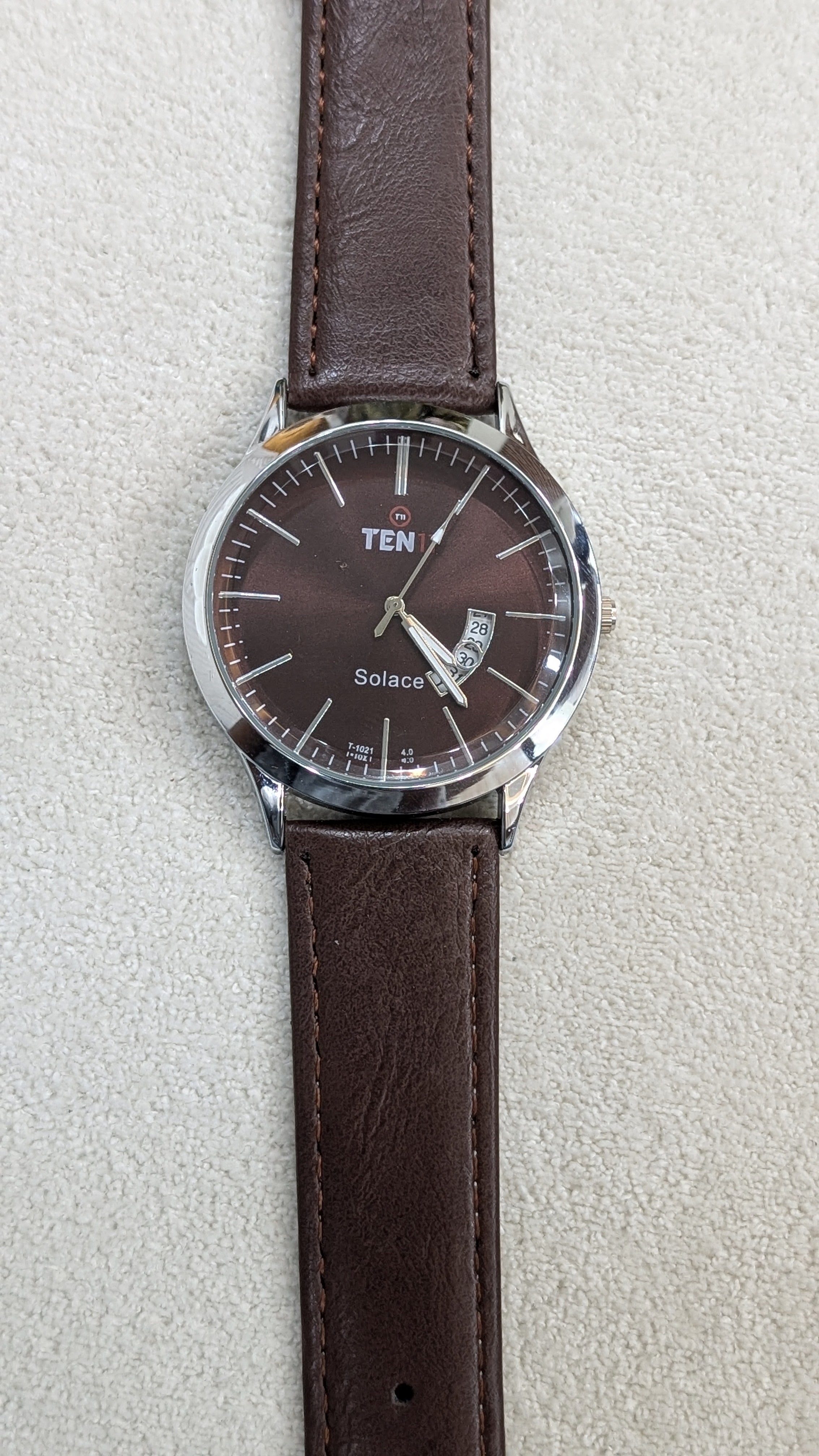 TEN Signature Deep Brown Men Watch