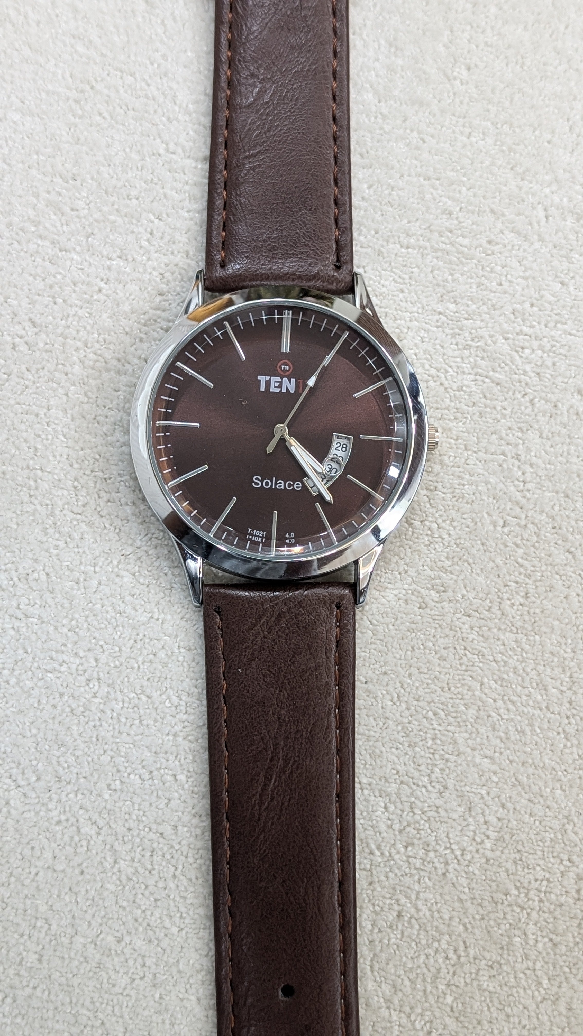 TEN Signature Deep Brown Men Watch