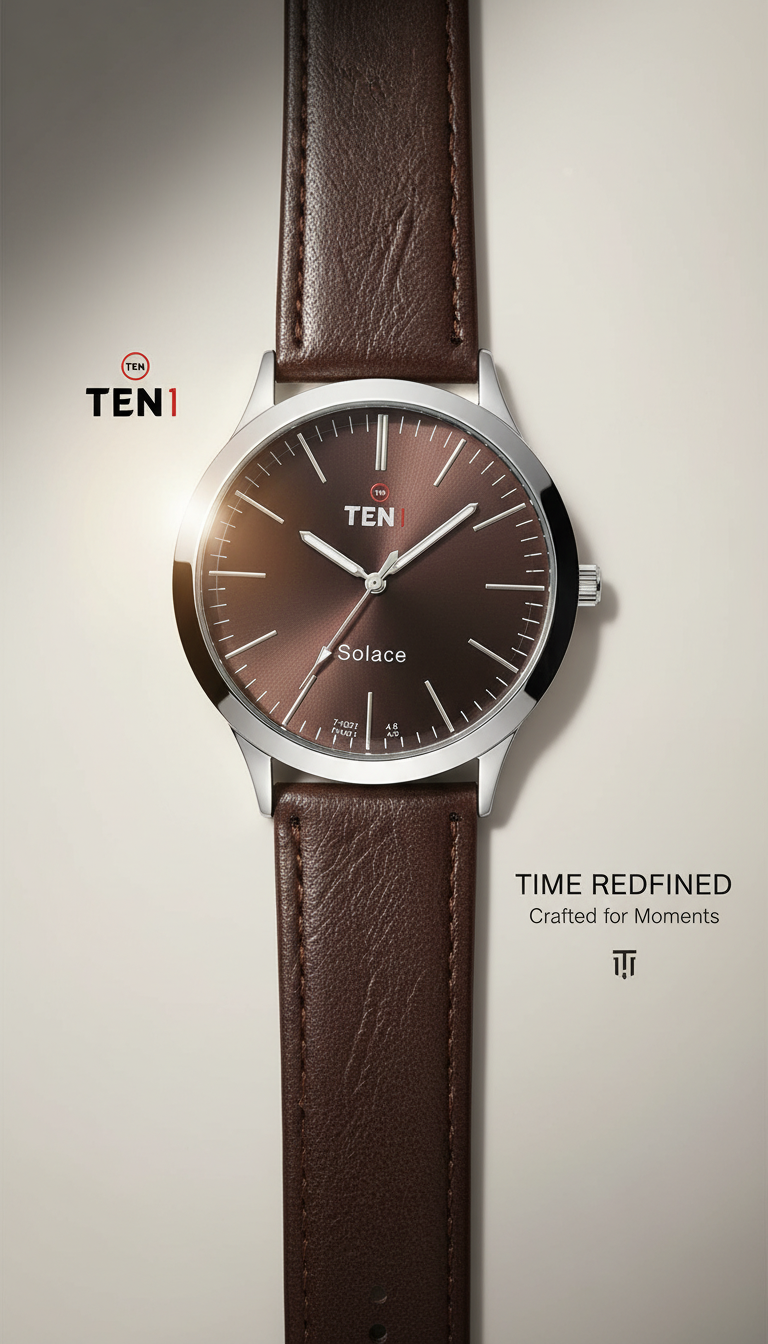TEN Signature Deep Brown Men Watch