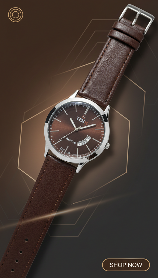 TEN Signature Deep Brown Men Watch