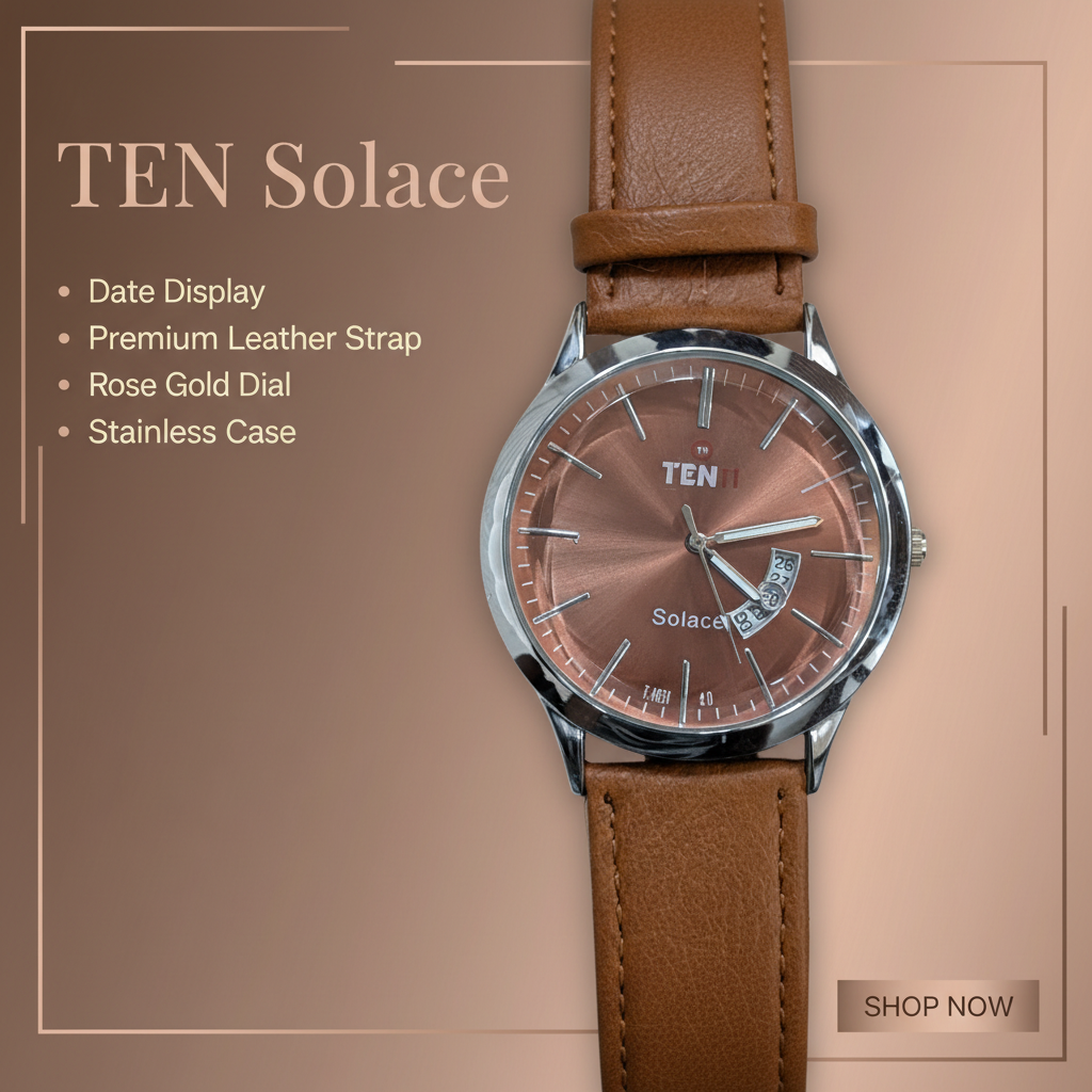 TEN Signature Brown Men Watch