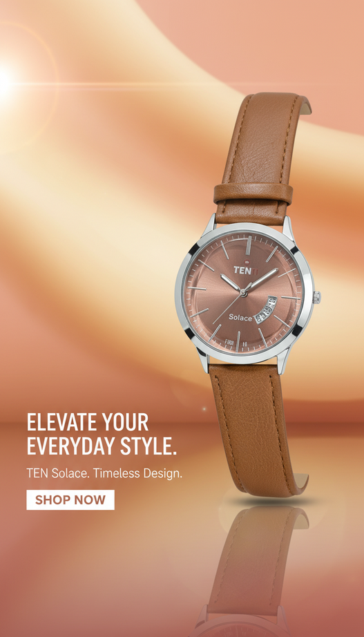 TEN Signature Brown Men Watch