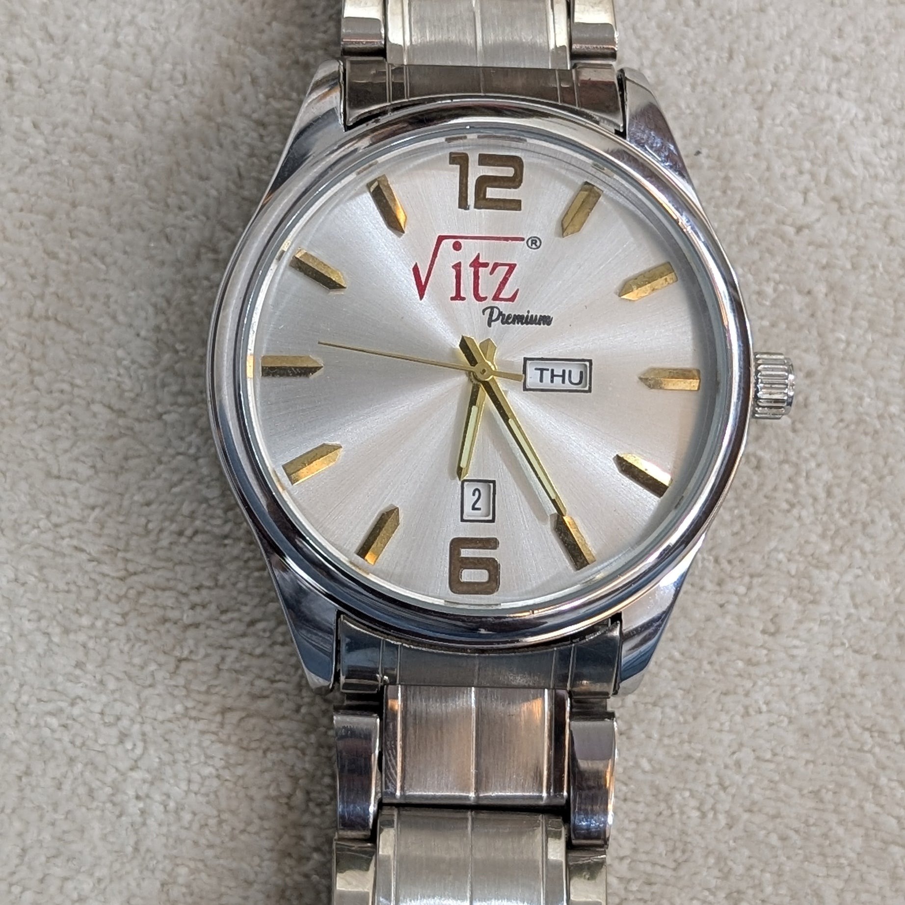 Vitz PrimeX Silver Men Watch