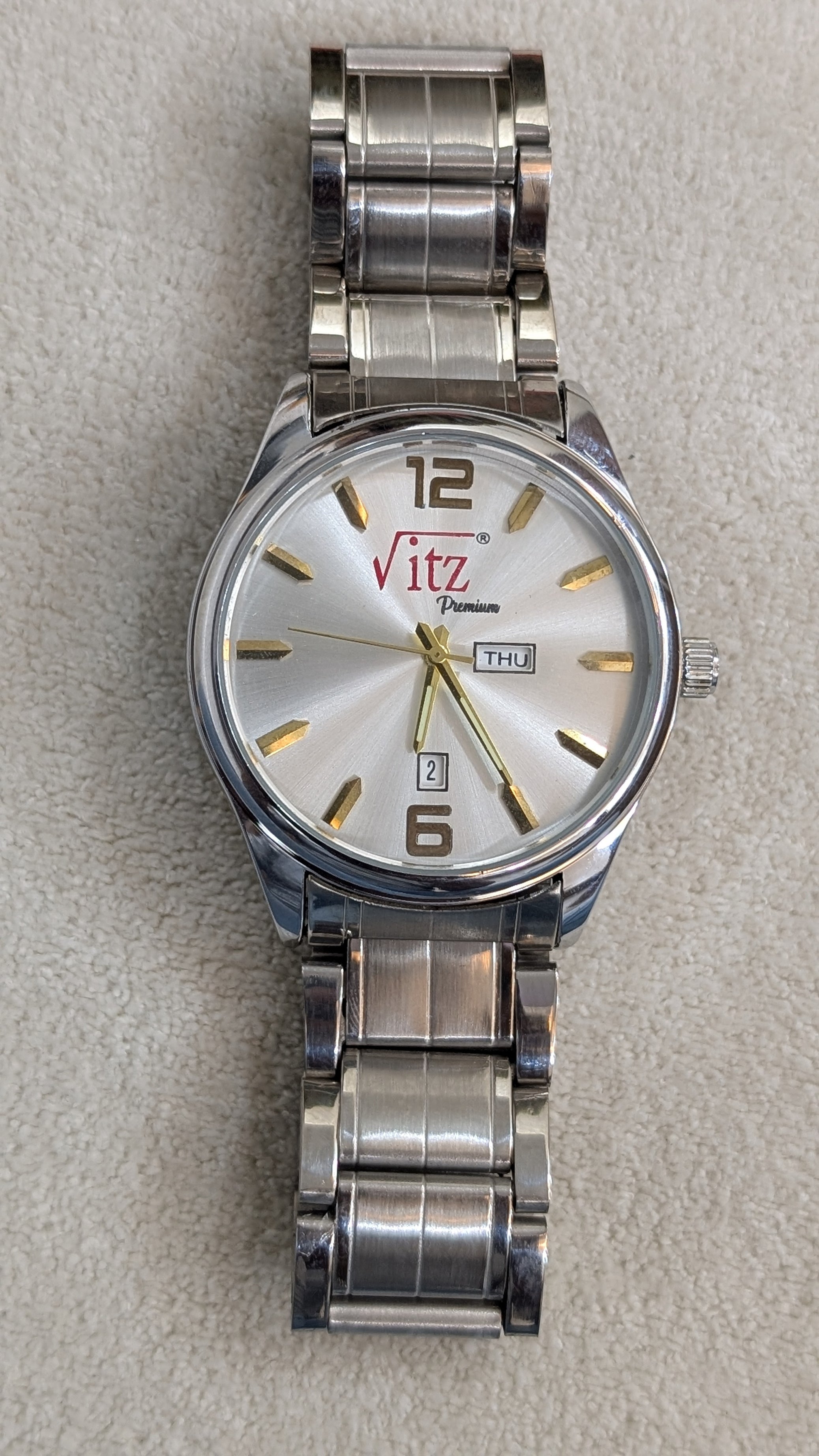Vitz PrimeX Silver Men Watch