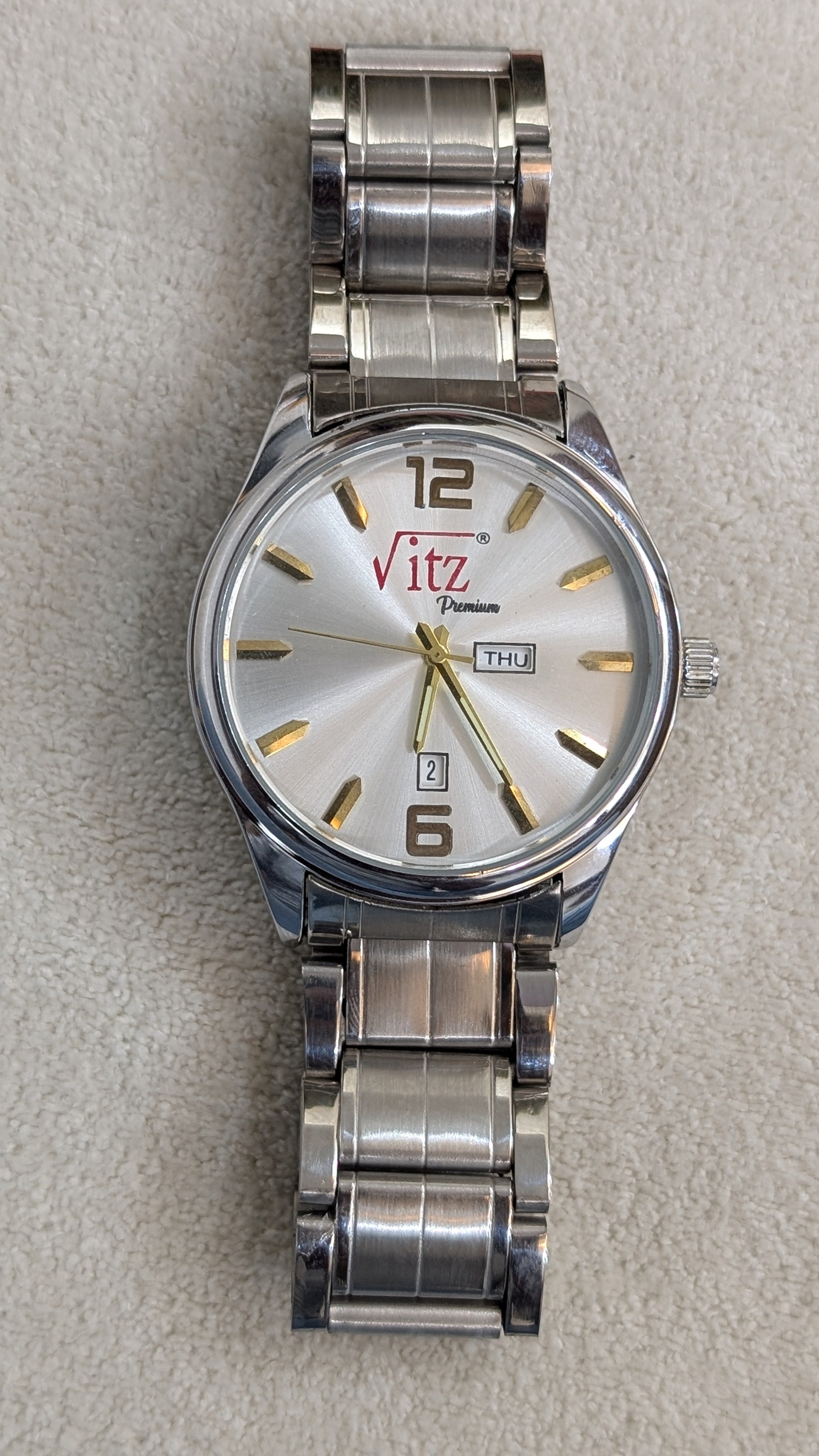 Vitz PrimeX Silver Men Watch