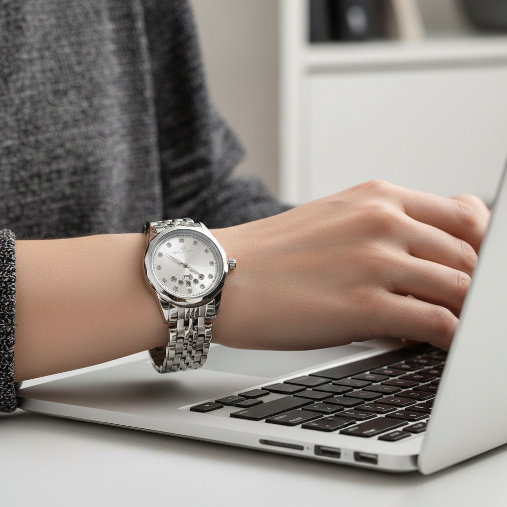 Danel Imperial Silver Women Watch