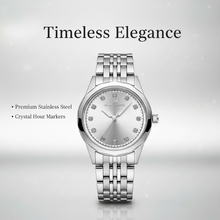 Danel Imperial Silver Women Watch