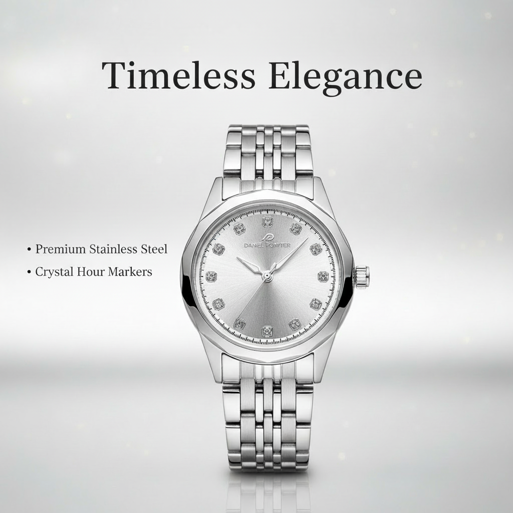 Danel Imperial Silver Women Watch