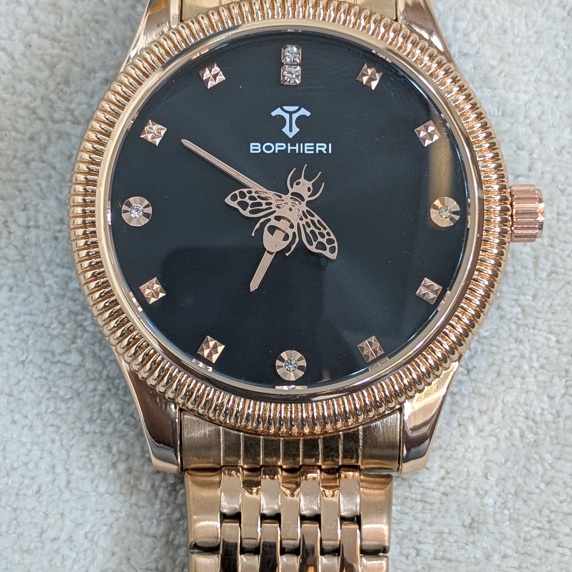 Bophieri Brown Shade with Black Dial Men Watch