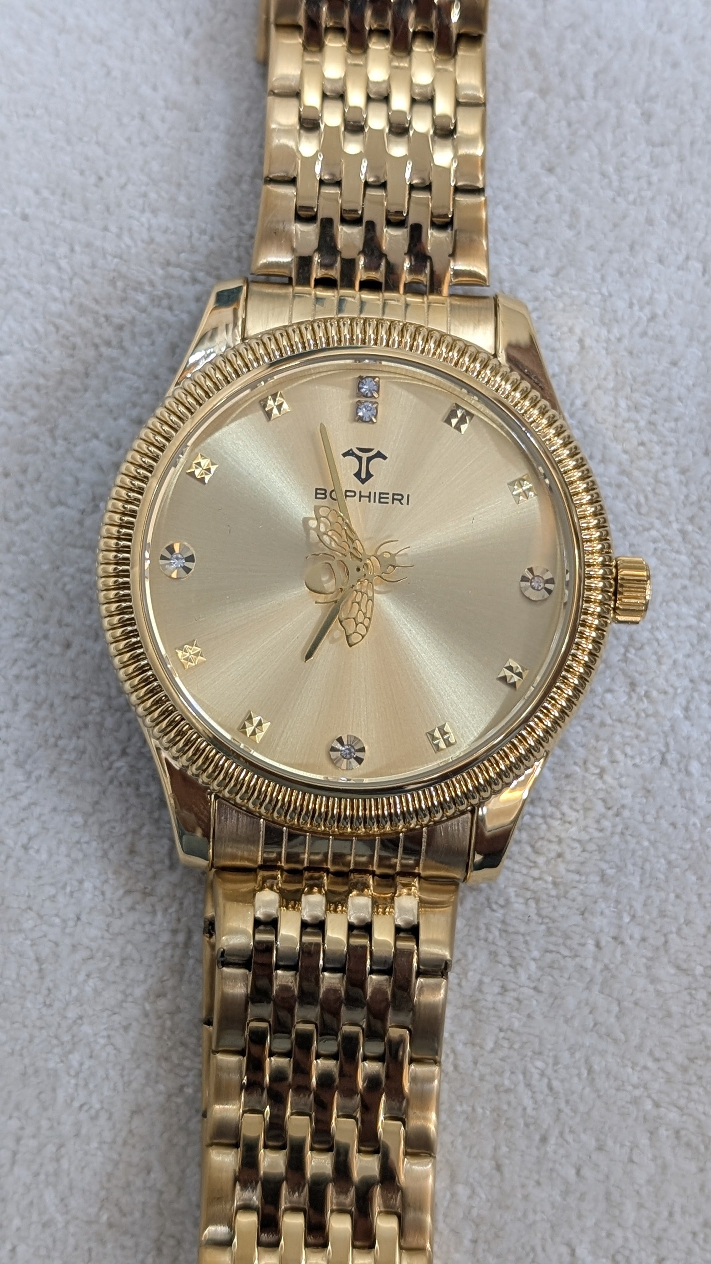 Bophieri Golden Men Watch