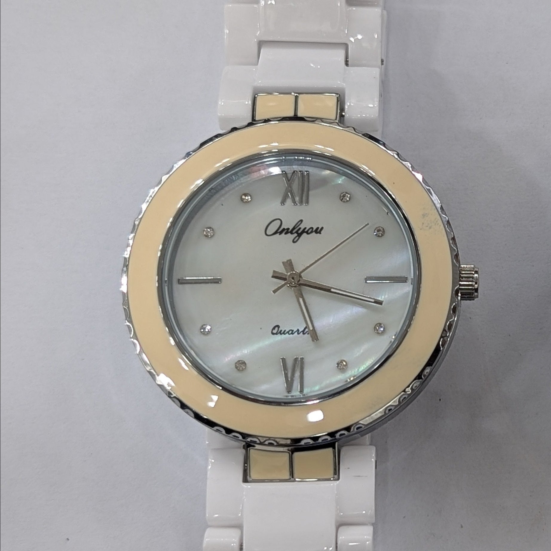 Onlyou DuoX Silver Women Watch
