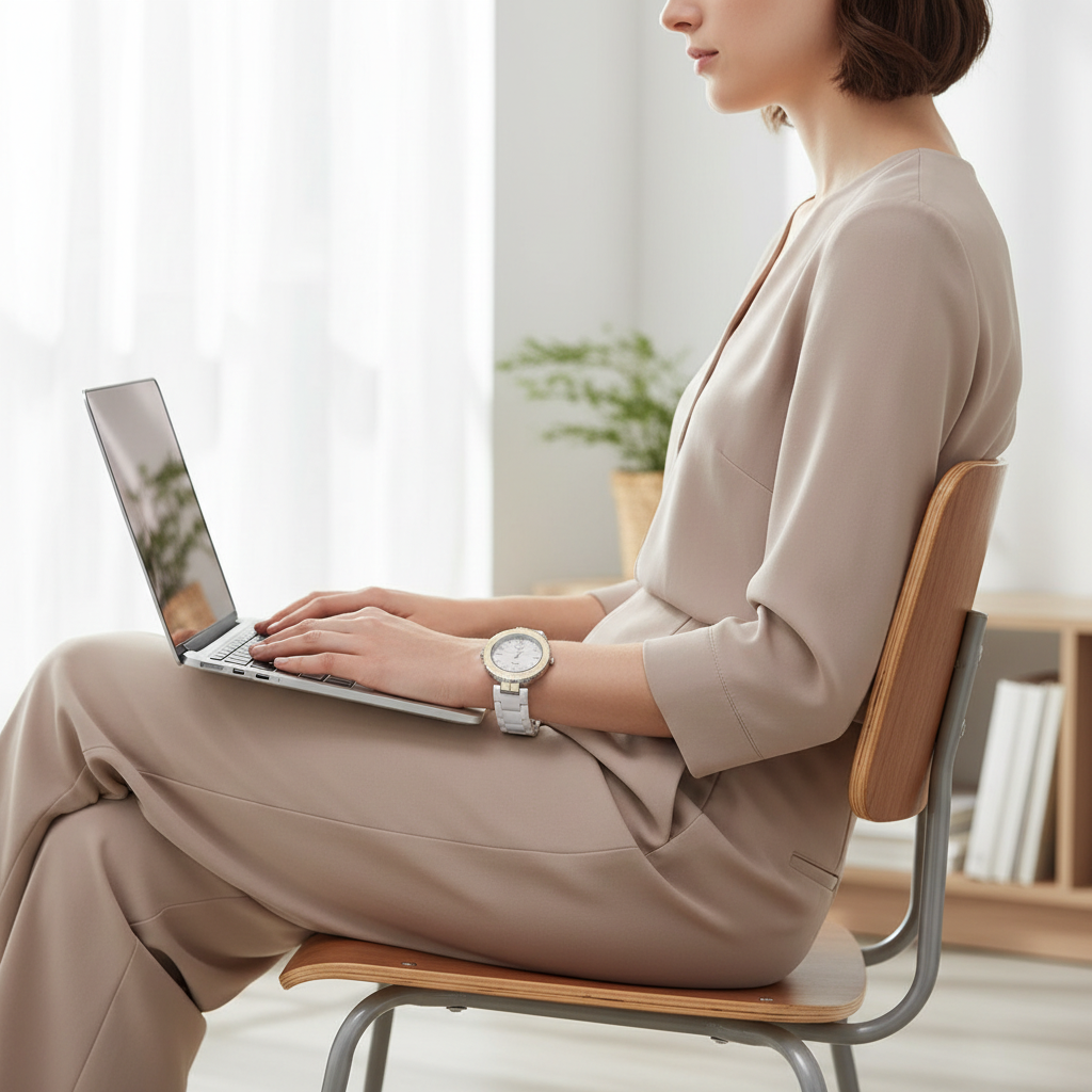 Onlyou DuoX Silver Women Watch