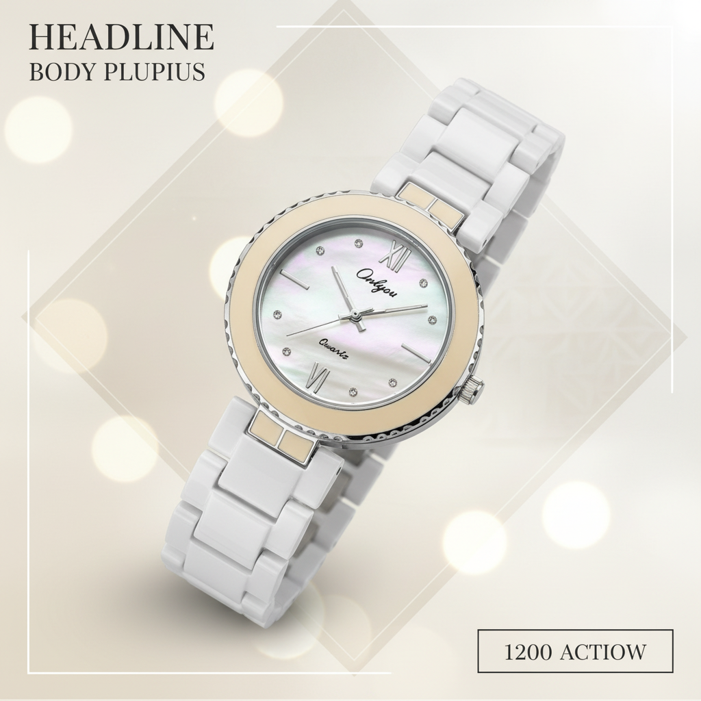 Onlyou DuoX Silver Women Watch