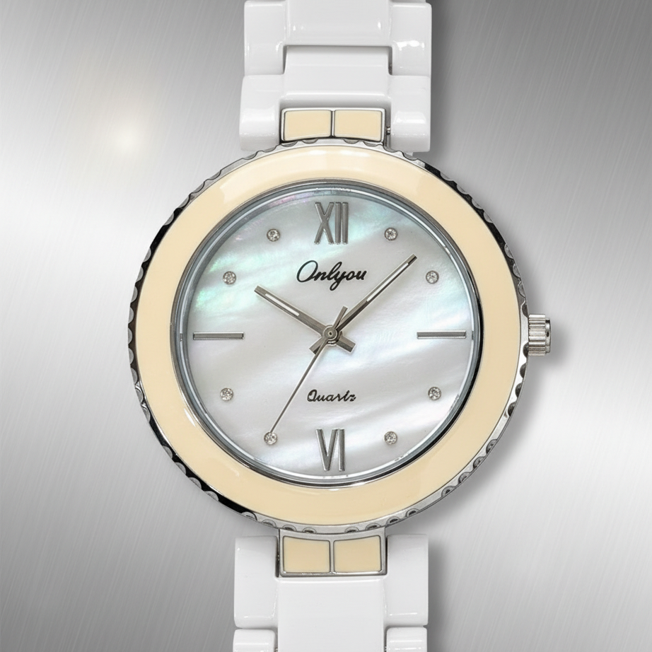 Onlyou DuoX Silver Women Watch