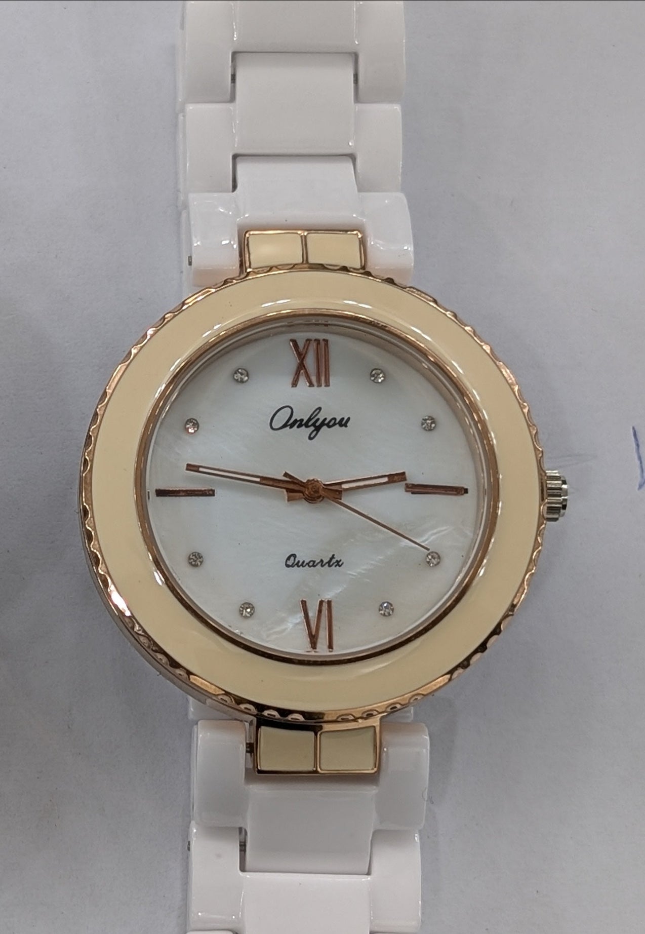 Onlyou DuoX Golden Women Watch