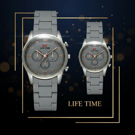 LT Royal Classic Gray Couple Watch Set
