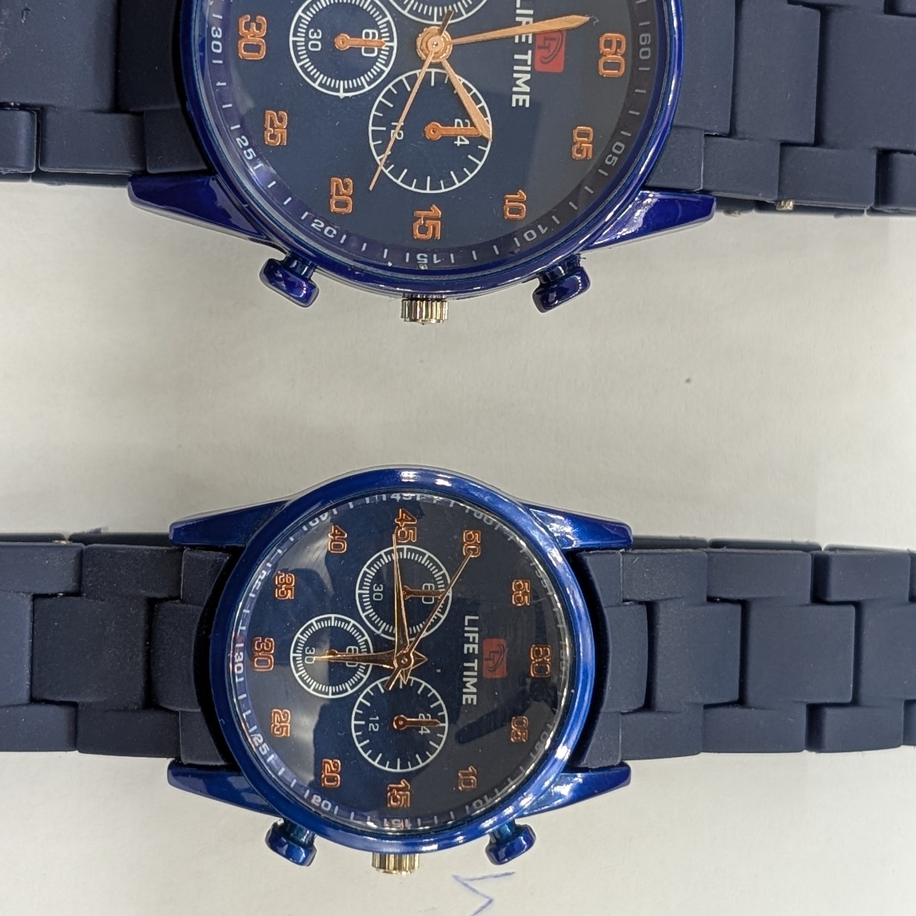 LT Royal Classic Navy Blue Couple Watch Set
