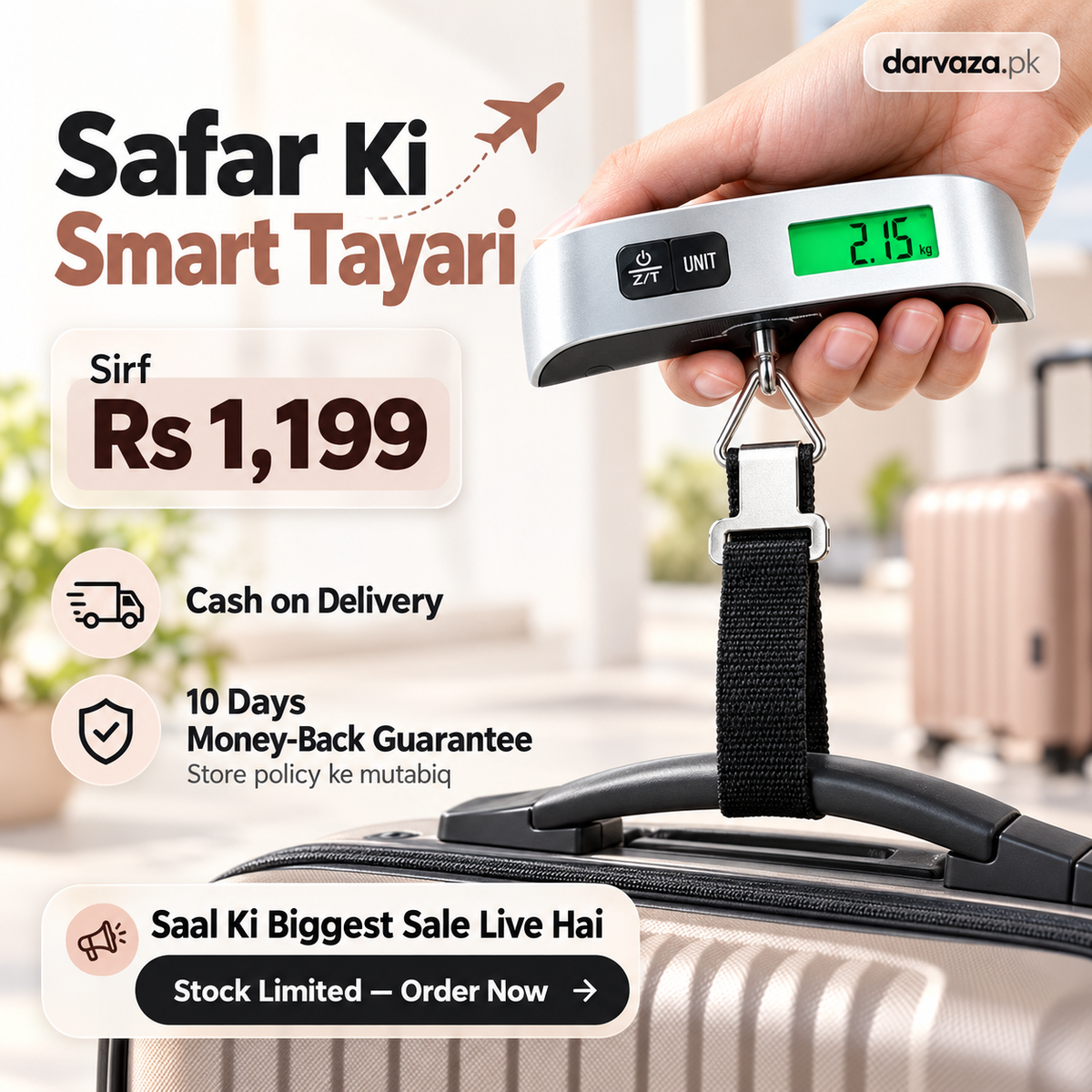 Digital Luggage Weight Scale