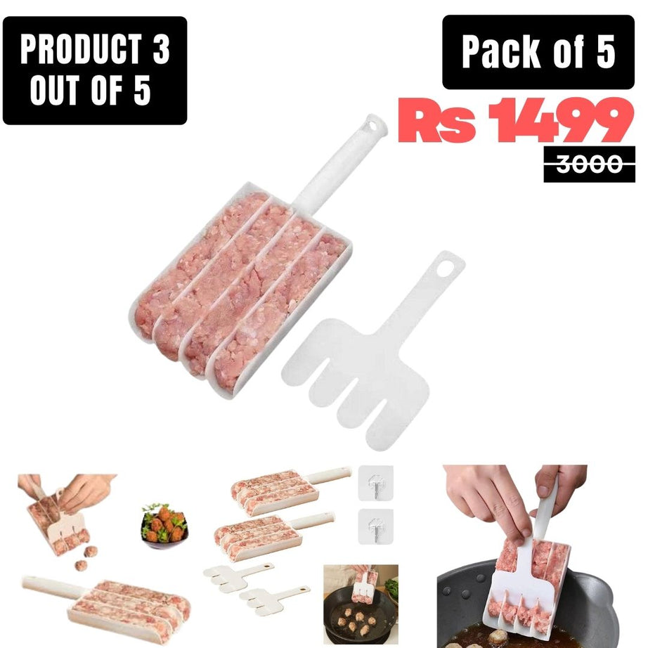 Ramzan Special 5 in 1 Kitchen Deal – Slicer, Samosa Maker, Pakora & Kofta Maker, Oil Brush Bottle & Mobile Holder – Only Rs.1499