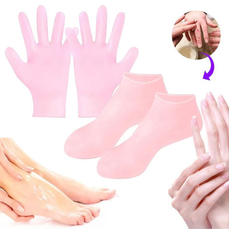 Winter Bundle of Silicone Sock and Gloves Pair