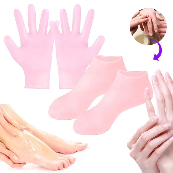 Winter Bundle of Silicone Sock and Gloves Pair