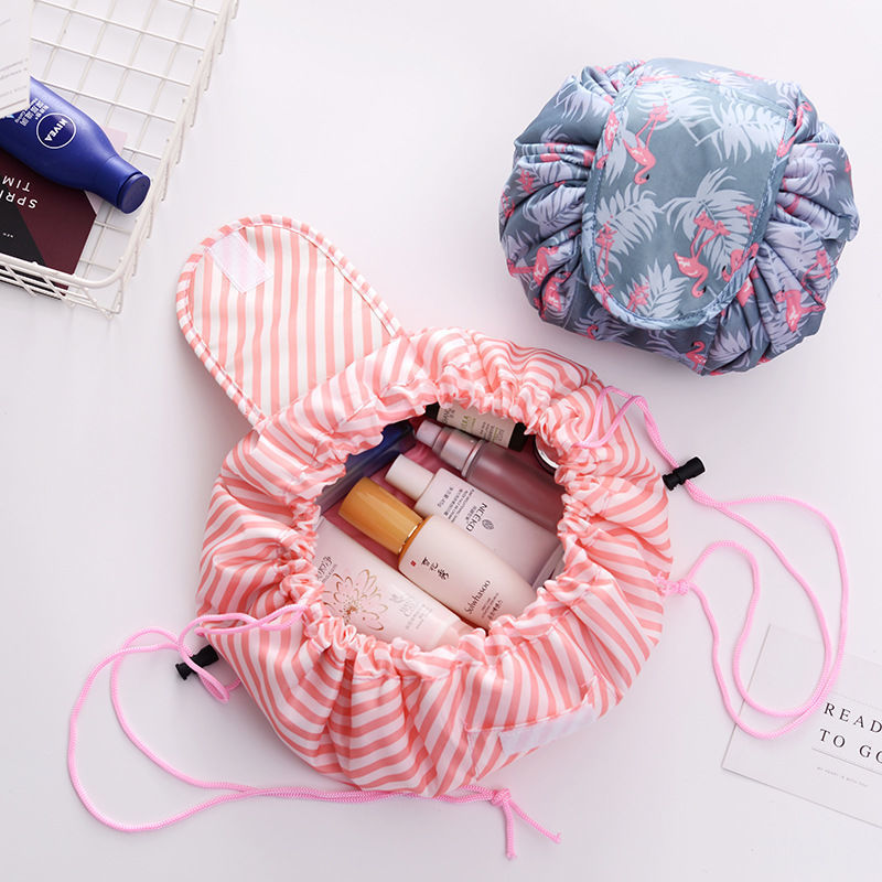 Women Drawstring Travel Cosmetic Makeup Storage Bag Organizer Pouch Portable Toiletry Necessaries Beauty Case for Women