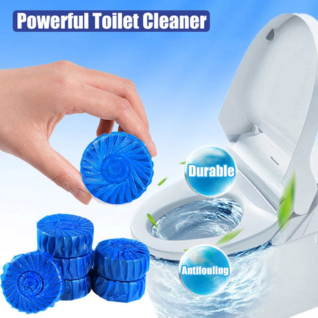 10 Pcs Imported Tablets for Toilet Flush Tank Cleaner with Powerful Scent 3000 Flush Shots & Fast Stain Remover